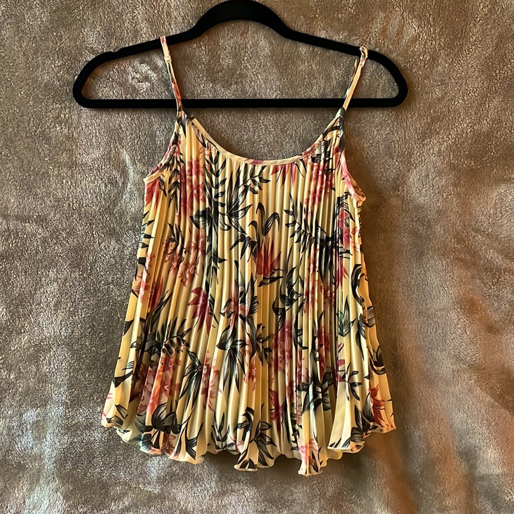 H&M pleated blouse